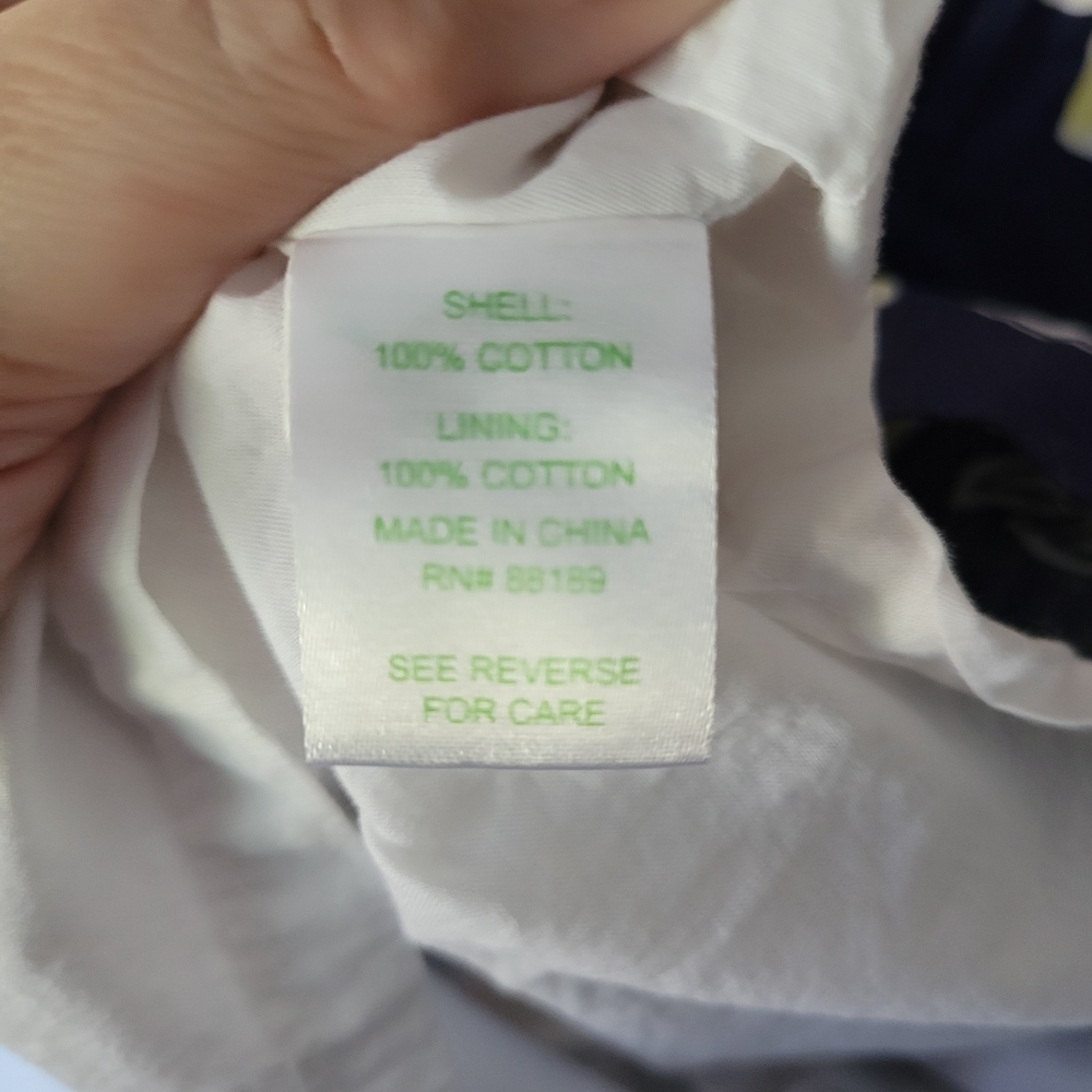 Lilly Pulitzer Avaline Navy Floral Above-Knee Dress S | Strapless Resort Spring - Picture 7 of 7